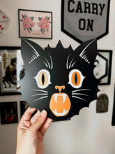 Load image into Gallery viewer, Black Cat Wall Art
