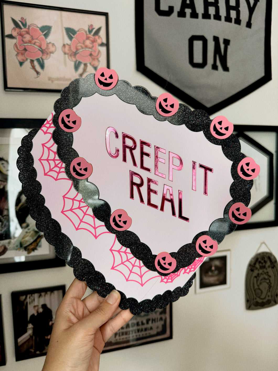 Creep It Real Cake Wall Art